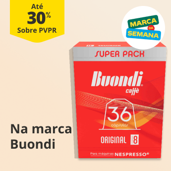 At&eacute; 30% PVPR Na marca da semana Buondi