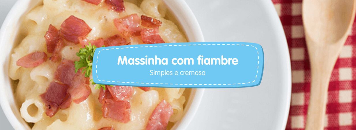 Massinha com fiambre