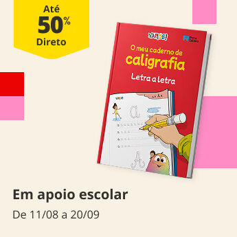 At&eacute; 50% DD em apoio escolar