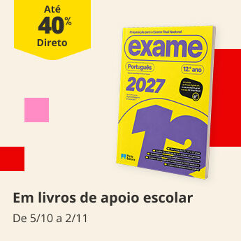 At&eacute; 40% DD em apoio escolar
