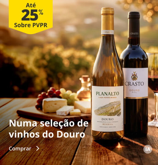 At&eacute; 25% PVPR numa sele&ccedil;&atilde;o de vinhos do Douro