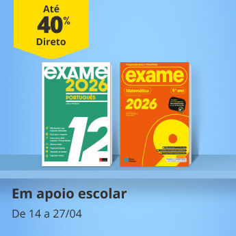 At&eacute; 40% desconto direto em apoio escolar at&eacute; 27 de abril