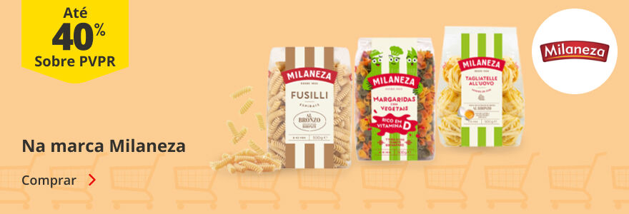 Até 40% sobre PVP Recomendado na marca Milaneza. Comprar Até 40% sobre PVP Recomendado na marca Milaneza. Comprar