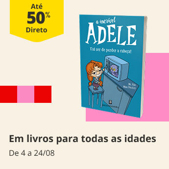 At&eacute; 50% DD em livros para todas as idades