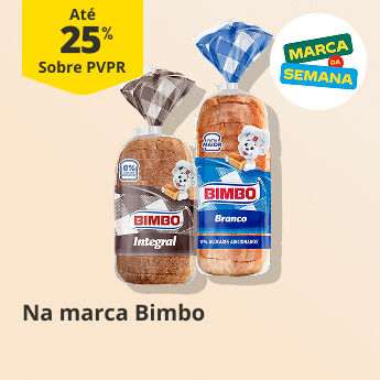  At&eacute; 25% PVPR na marca da semana Bimbo