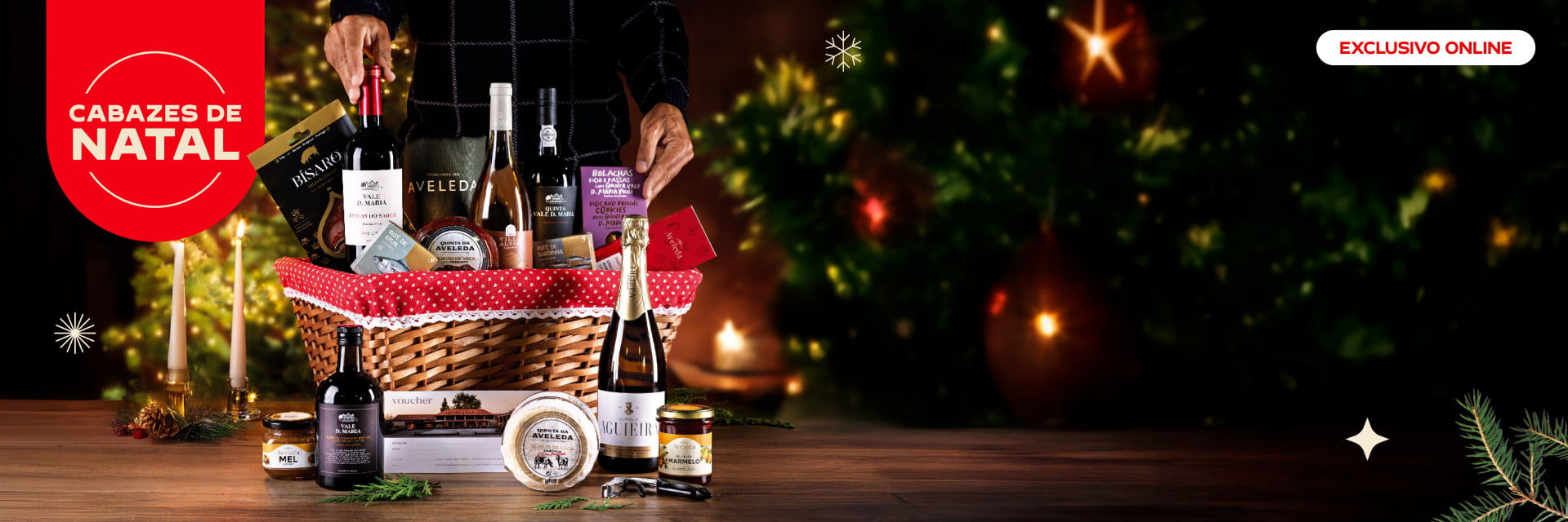 Cabazes de Natal. 10% Desconto Direto de 10 a 23/11