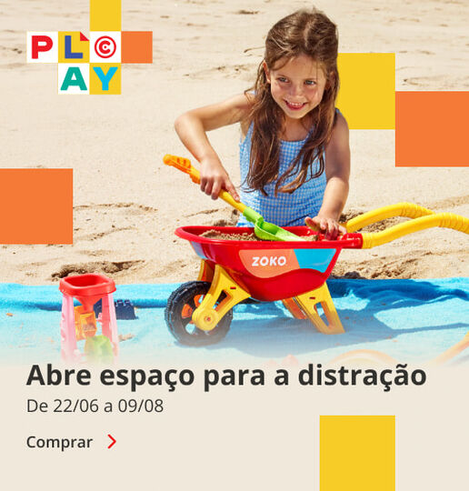 Continente Play: Abre espa&ccedil;o para a distra&ccedil;&atilde;o. De 23/06 a 9/08