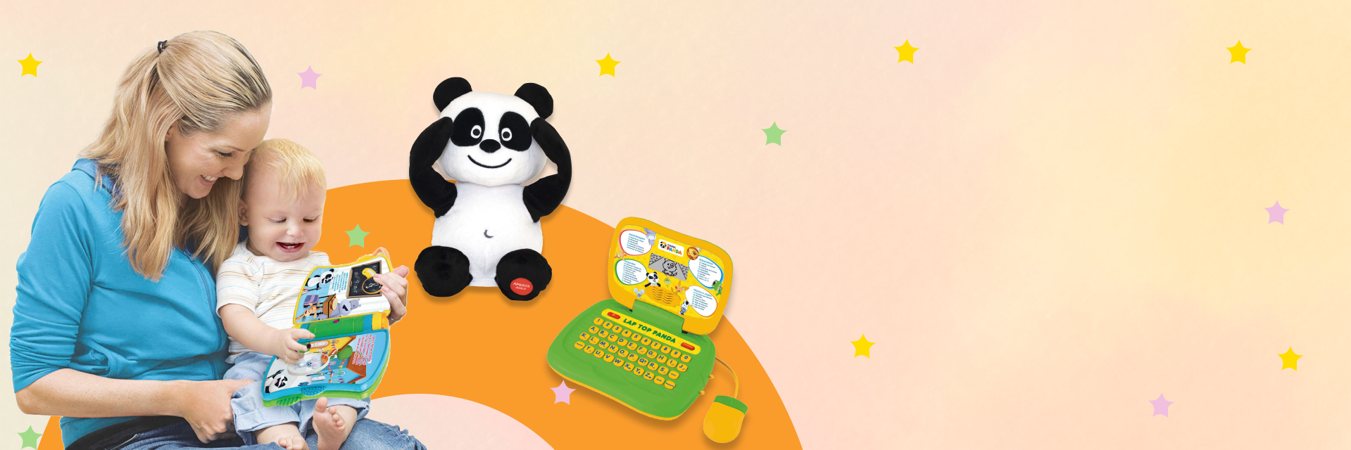Brinquedos da marca panda