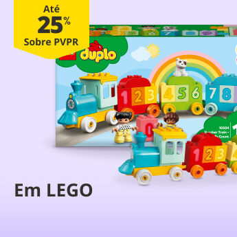At&eacute; 25% PVPR em LEGO