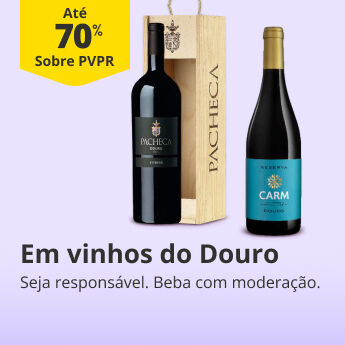 At&eacute; 70% PVPR em vinhos do Douro