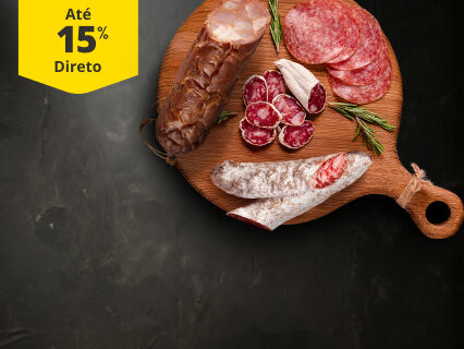 At&eacute; 15% Desconto Direto em Salpic&atilde;o, Paio e Fuet