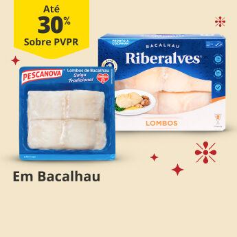AAté 30% PVPR em Bacalhau