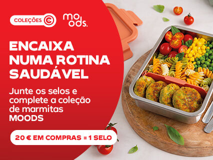 Coel&aacute; de selos Moods. Encaixa numa rotina saud&aacute;vel.