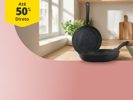At&eacute; 50% desconto direto em lou&ccedil;a de fog&atilde;o