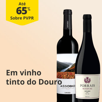 At&eacute; 65% PVPR em Vinho Tinto do Douro