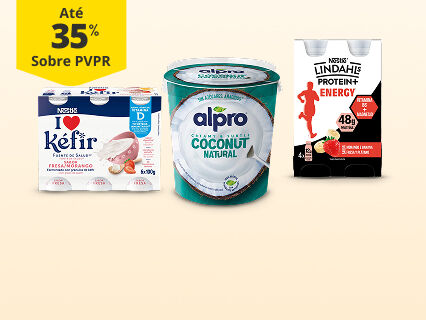 At&eacute; 35% PVPR em Iogurtes 