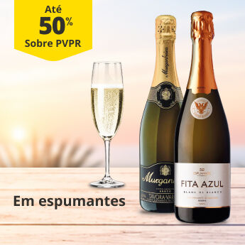 At&eacute; 50% PVPR em Espumantes