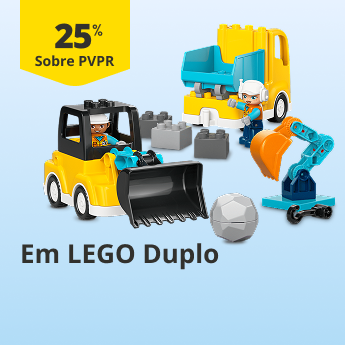 25% PVPR em LEGO DUPLO