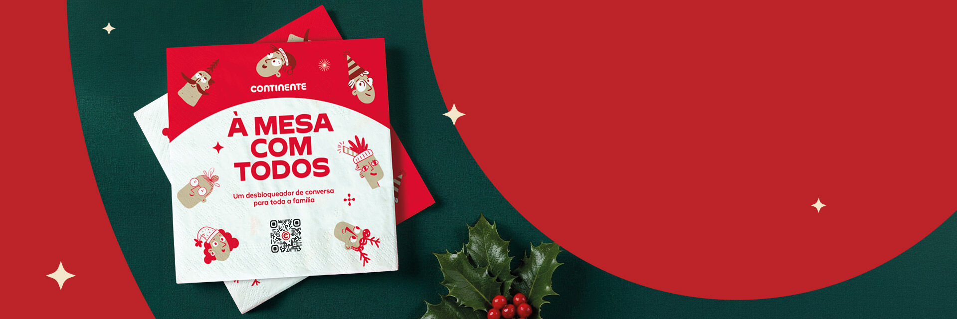 Edição especial guardanapos de Natal