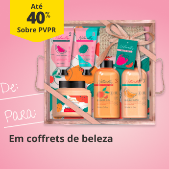 At&eacute; 40% PVPr em Coffrets de Beleza
