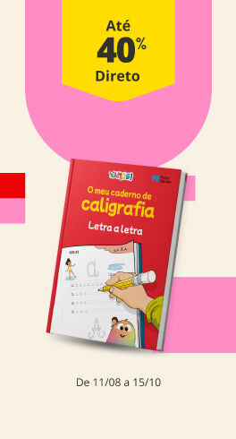 At&eacute; 40% Desconto Direto em Apoio Escolar. De 11/08 a 15/10