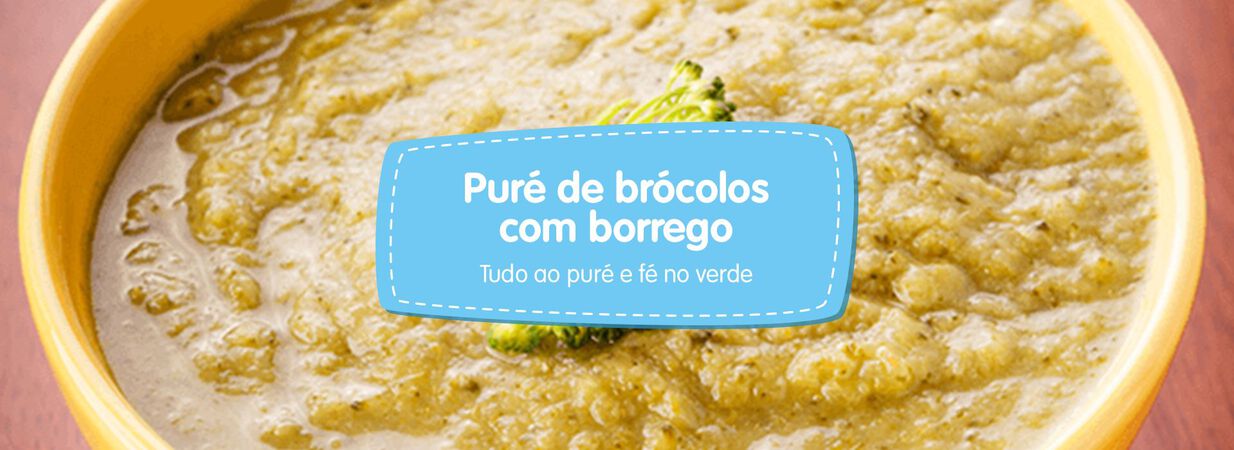 Puré de Brócolos com Borrego