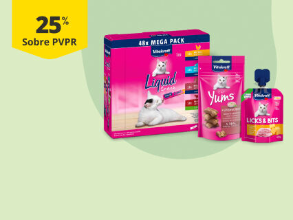 25% PVPR em snacks Vitakraft