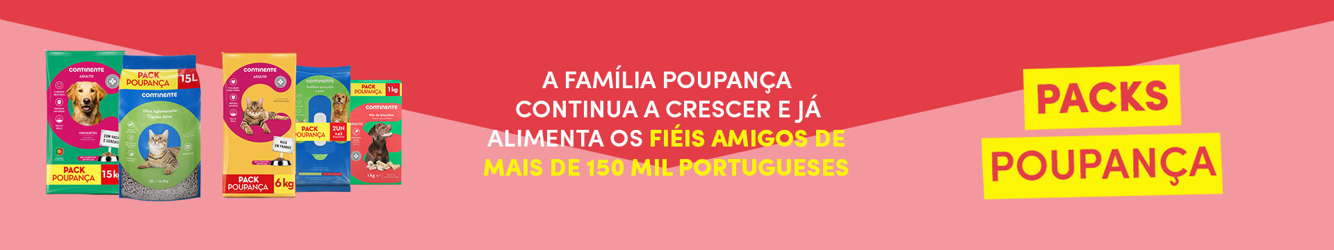 A Família poupança continua a crescer
