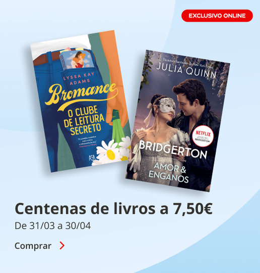 Centenas de livros at&eacute; 7,5&euro;, exclusivo online