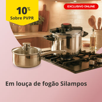 10% PVPR na gama exclusiva online Silampos Exclusivo Online de 8 a 14/06