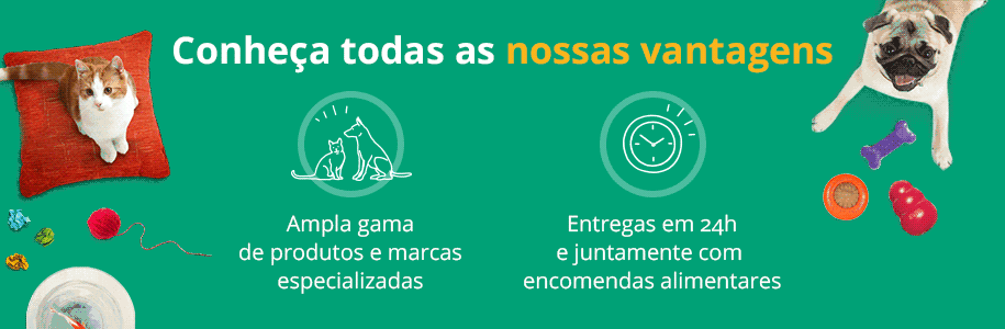 Vantagens de comprar na Loja de Animais do Continente Online