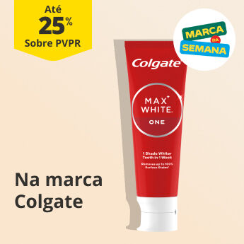 At&eacute; 25% PVPR na marca da semana Colgate