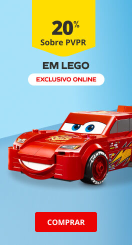 20% PVPR em LEGO. Exclusivo Online