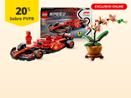 20% PVPR em LEGO. Exclusivo online.