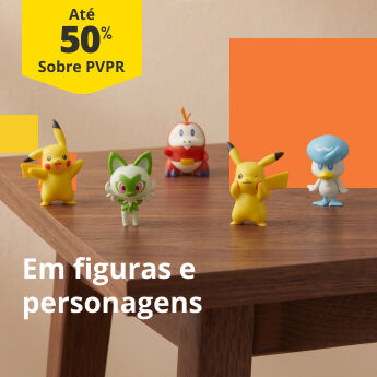 At&eacute; 50% PVPR em figuras e personagens
