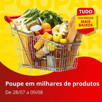 Toda a gente poupa em tudo. De 28 de julho a 9 de agosto.