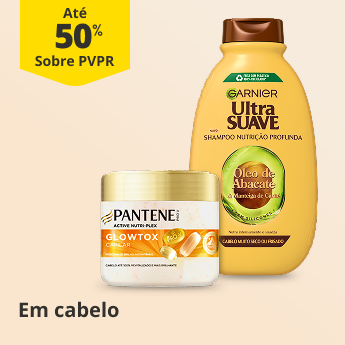 At&eacute; 50% PVPR em Cabelo