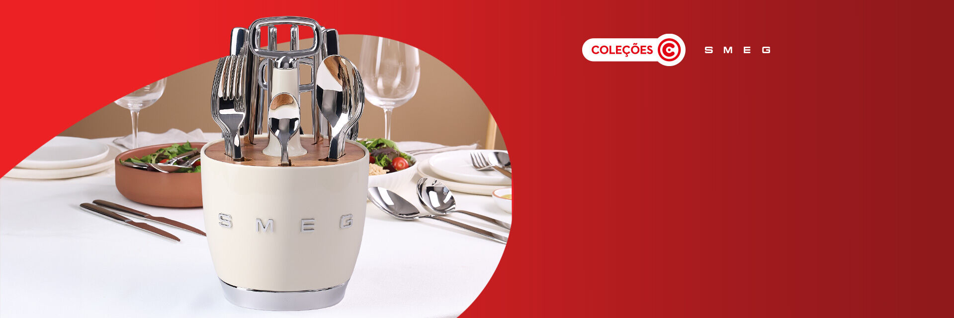 Nova cole&ccedil;&atilde;o. Junte os selos e colecione o faqueiro SMEG.