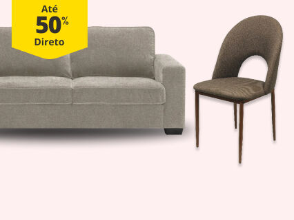 At&eacute; 50% Desconto Direto em Mobili&aacute;rio