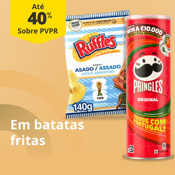 At&eacute; 40% PVPR em Batatas Fritas