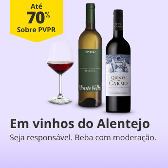 At&eacute; 70% PVPR em Vinhos do Alentejo