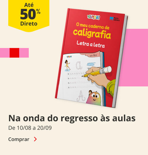 At&eacute; 50%Direto em livros para o regresso &agrave;s Aulas. De 10/08 a 20/09