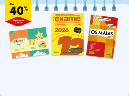Até 40%Desconto Direto em Livros de Apoio Escolar. De 11/08 a 21/09/2025