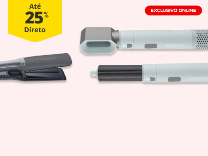 At&eacute; 25% Desconto Direto em Secadores e Modeladores Marshmallow