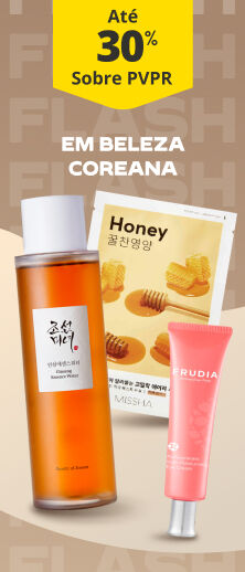 At&eacute; 25% sobre PVPR em Beleza Coreana