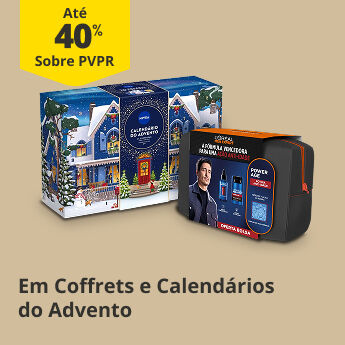 Até 40% PVPR Em Coffrets e Calendários do Advento