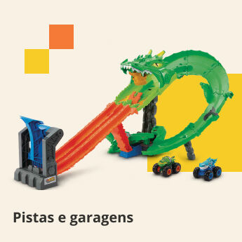Pistas e garagens de brincar