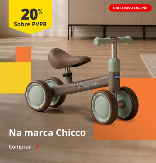  20% PVPR na marca Chicco