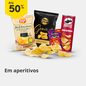 Até 50% em Aperitivos