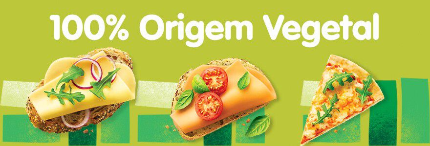 Origem 100% vegetal